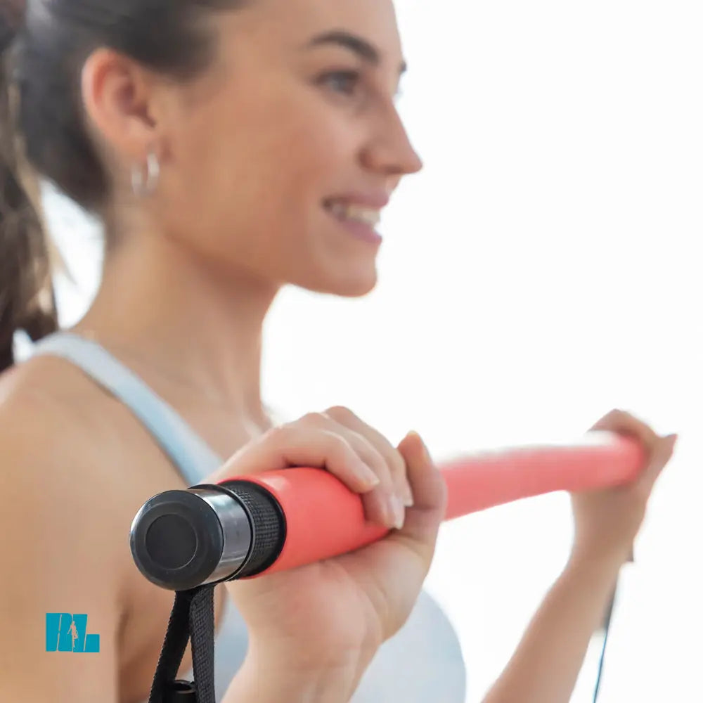 Fitness Bar avec Bandes de Résistance + Guide d’Exercices Bigbuy