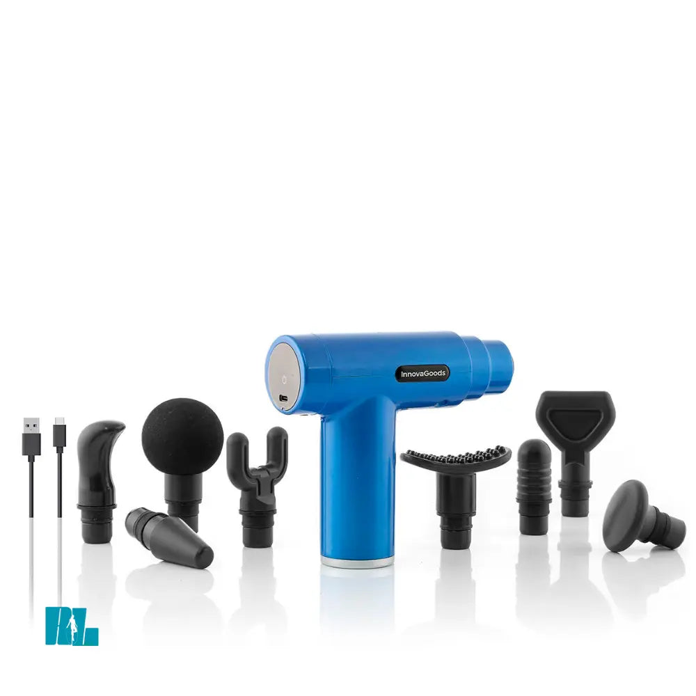 Mini Pistolet de Massage Relaxation & Récupération Bigbuy