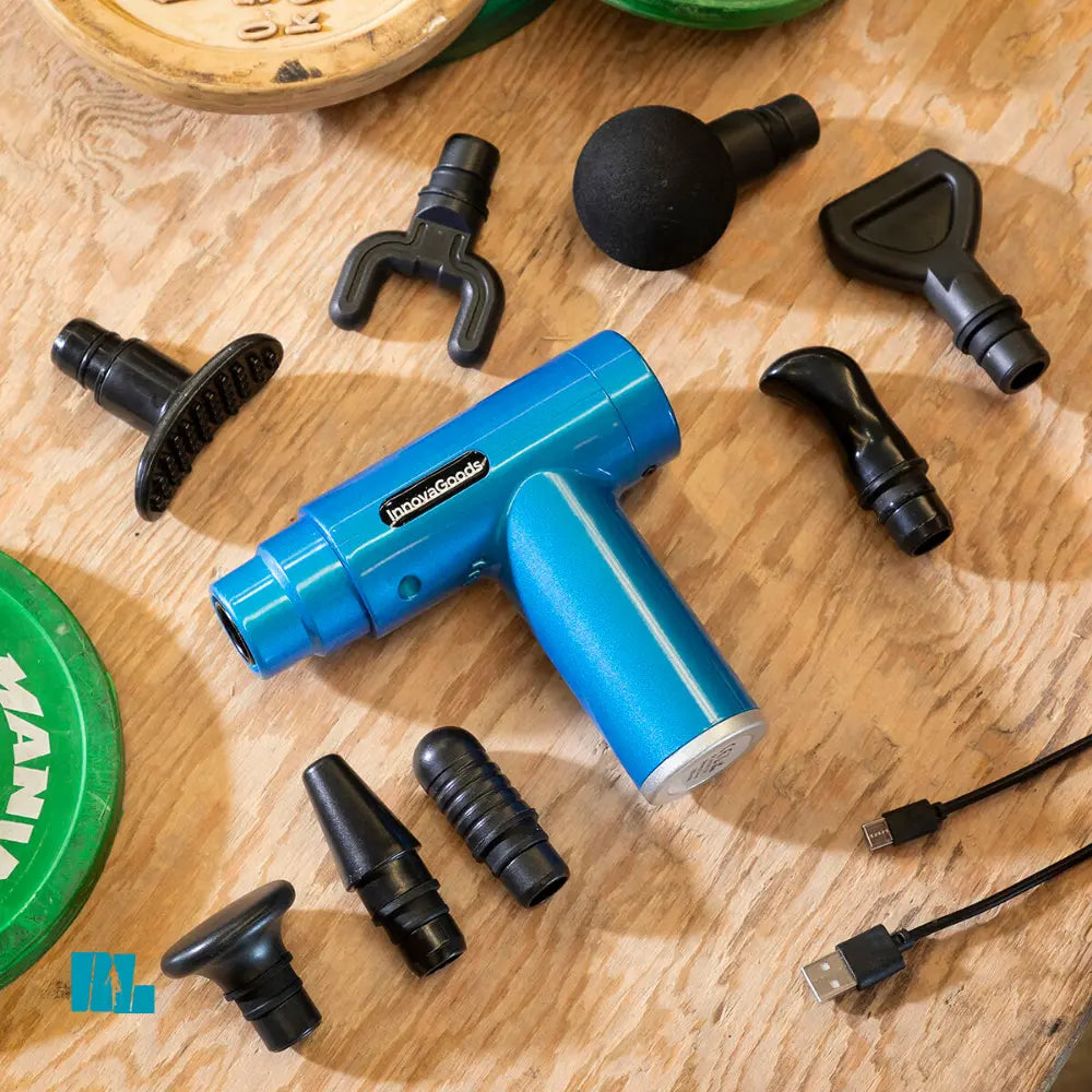 Mini Pistolet de Massage Relaxation & Récupération Bigbuy