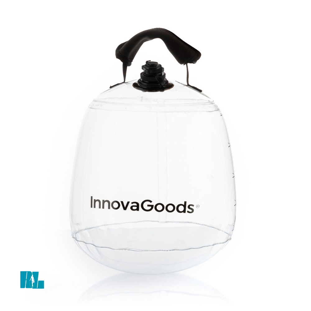 Kettlebell à Eau Gonflable avec Guide d’Exercices Bigbuy