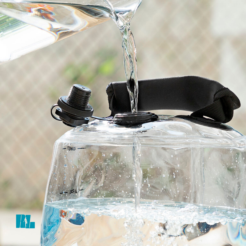 Kettlebell à Eau Gonflable avec Guide d’Exercices Bigbuy